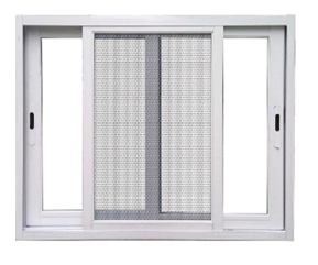 2.5-Track uPVC Window